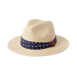 Lauren Ralph Lauren Pălărie Lauren Ralph Lauren Packble Fdra 454914468001 Natural/Navy Polkadot