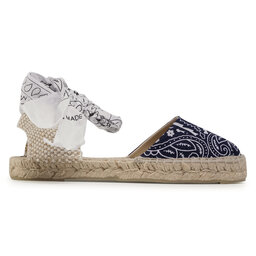

Еспадрильї Manebi Flat Valenciana F 9.6 P0 Navy White Bandana, Cиній