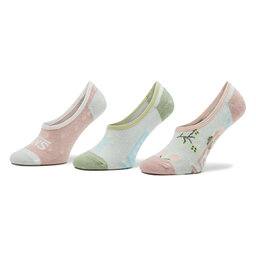 Vans Set de 3 perechi de șosete scurte pentru copii Vans Micro Disty VN0007AZBQL1 Roz