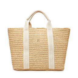 Tommy Hilfiger Torebka Tommy Hilfiger Th Spring Logo Tote AW0AW17196 Beżowy