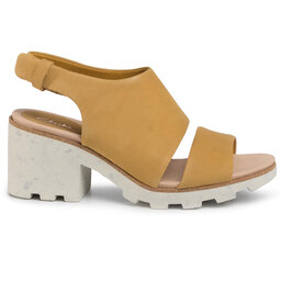 

Босоніжки Clarks Rene Sienna 261320644 Yellow Nubuck, Жовтий