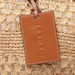 

Сумка Manebi Natural Raffia Panier Weaving V 2.2 AZ Tan, Коричневий