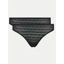 Emporio Armani Underwear Emporio Armani Underwear 2er-Set Stringtangas 163333 3F204 00020 Schwarz