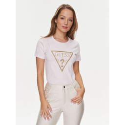 Guess Guess Футболка W4RI69 J1314 Рожевий Regular Fit