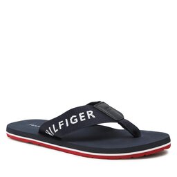 Tommy Hilfiger Джапанки Tommy Hilfiger Print Beach Sandal FM0FM04618 Desert Sky DW5