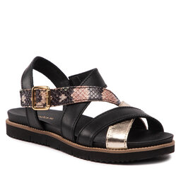 Wojas Sandaler Wojas 76079-51 Czarny/Złoty