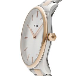 

Годинник Cluse Feroce CW11104 Silver/Rose Gold, Срібний