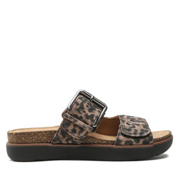 

Шльопанці Clarks Elayne Ease 261657564 Leopard Print, Коричневий
