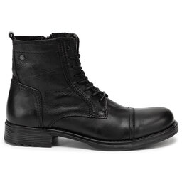 

Чоботи Jack&Jones Russel Leather 12155999 Anthracite, Чорний