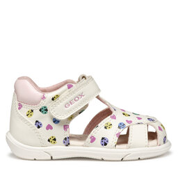Geox Sandále Geox B Sandal Zapito B556FB 000BC C0653 Biela