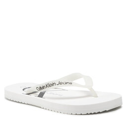 Calvin Klein Jeans Infradito Calvin Klein Jeans Beach Sandal Monogram Tpu YW0YW00098 Bright White 02S