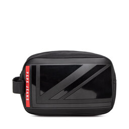 Pepe Jeans Kozmetični kovček Pepe Jeans Slider Bag PM030676 Black 999