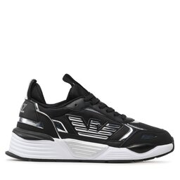 

Снікерcи EA7 Emporio Armani X8X070 XK298 R399 Black/Mirror Silver, Чорний
