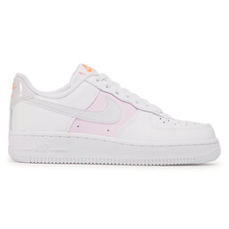 

Взуття Nike Air Force 1'07 CZ0369 100 White/Pink Foam/Total Orange, Білий