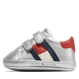 

Туфлі Tommy Hilfiger Velcro Shoe Silver T0A4-32110-1070 Silver 904, Срібний