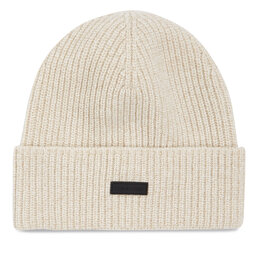 Calvin Klein Mütze Calvin Klein Daddy Wool Beanie K50K510984 Egret YAH