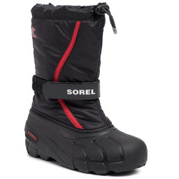 Sorel Schneeschuhe Sorel Youth Flurry NY1965 Black/Bright Red 015