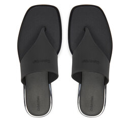 Calvin Klein Šlepetės per pirštą Calvin Klein Toepost Tpu Slide HW0HW02836 Juoda