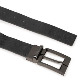 

Чоловічий ремінь Valentino Bairone VCP6H404 Nero 001, Чорний
