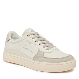 Calvin Klein Jeans Sneakersy Calvin Klein Jeans Classic Cupsole Low Lth Ml Fad YM0YM00885 Creamy White/Eggshell 0GF