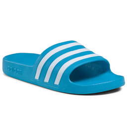 adidas Pantoletten adidas adilette Aqua FY8047 Solblu/Ftwwht/Solblu