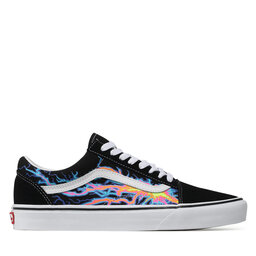 

Кросівки Vans Old Skool VN0A5KRFB031 (Electric Flame) Black/Tr, Чорний