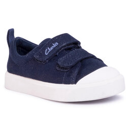 Clarks Modne superge Clarks City Bright T 261490877 Navy Canvas