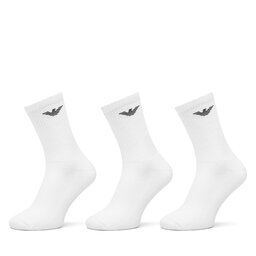 Emporio Armani Lange Socken Emporio Armani EM000554 AF14499 M0066 Weiß