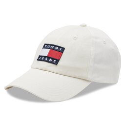 Tommy Jeans Czapka z daszkiem Tommy Jeans Heritage AW0AW14601 Biały