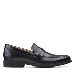 

Туфлі Clarks Whiddon Loafer 26158005 Black Leather, Чорний