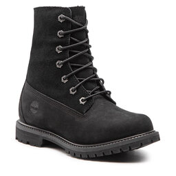 Timberland Bottes de randonnée Timberland Authentic Teddy Fleece W TB08149A001 Black Nubuck