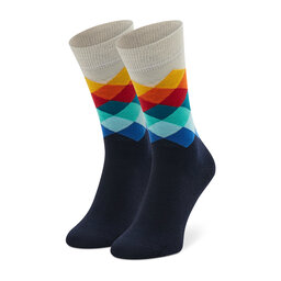 Happy Socks Unisex Magasszárú Zokni Happy Socks FAD01-6450 Sötétkék