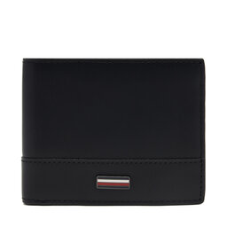 Tommy Hilfiger Велике Чоловіче Портмоне Tommy Hilfiger Th Corp Mini Cc Wallet AM0AM13244 Чорний