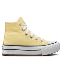 

Кеди Converse Ctas Eva Lift Hi A02490C Soft Sunshine/White/Black, Жовтий