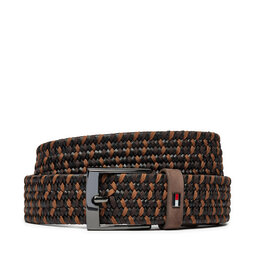 Tommy Hilfiger Pánský pásek Tommy Hilfiger Adan New AM0AM12823 Hnědá