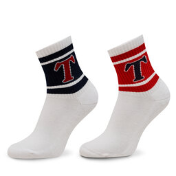 Tommy Jeans 2er-Set hohe Unisex-Socken Tommy Jeans 701228093 Hot Red