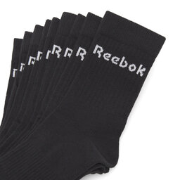 

Набір із 9 пар високих шкарпеток unisex Reebok Act Core Mid Crew So HD2742 Black, Чорний
