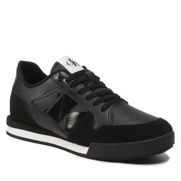 

Снікерcи Calvin Klein Jeans Low Profile Runner Mod Vint YM0YM00695 Triple Black BEH, Чорний