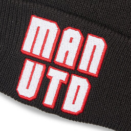 

Шапкa New Era Manchester United FC Wordmark Bobble 60284475 Чорний