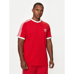 adidas adidas Marškinėliai Adicolor Classics 3-Stripes T-Shirt IA4852 Raudona Regular Fit