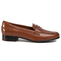 

Туфлі Clarks Hamble Loafer 261477404 Tan Leather, Коричневий
