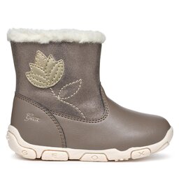 Geox Kozačky Geox B Balu' Girl B362ZA 0BCBL C9006 Šedá