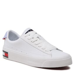 Tommy Jeans Sneakers Tommy Jeans Vulcanized Leather EN0EN02030 White 0K4