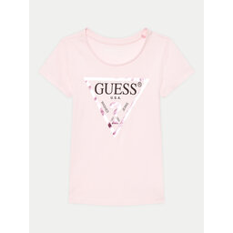 Guess Guess Marškinėliai K73I56 K8HM0 Rožinė Regular Fit