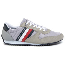 

Снікерcи Tommy Hilfiger Essential Mesh Runner FM0FM02666 Antique Silver PRT, Сірий