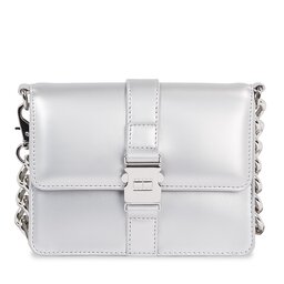Tommy Jeans Handtasche Tommy Jeans Tjw Item Crossover Metallic AW0AW14971 Silberfarben