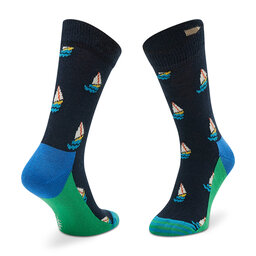 

Високі дитячі шкарпетки Happy Socks KSAI01-6500 Cиній
