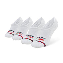 Tommy Jeans Pack de 2 pares de calcetines tobilleros Tommy Jeans 701218958 White 001