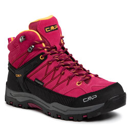 CMP Παπούτσια πεζοπορίας CMP Kids Rigel Mid Trekking Shoes Wp 3Q12944J Bouganville/Goji 06HE