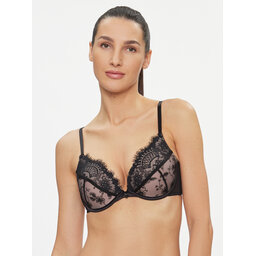 Hunkemöller Hunkemöller Push-Up nedrček Sia Pp Push 203528 Črna